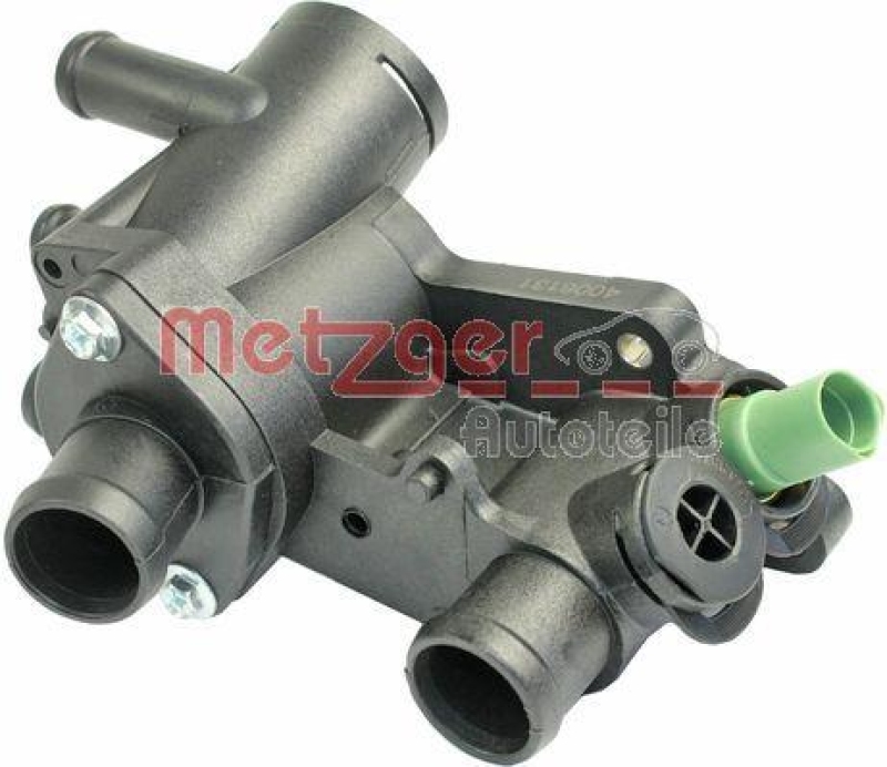METZGER 4006131 Thermostat K&uuml;hlmittel, Mit Geh&auml;use f&uuml;r SEAT/SKODA/VW/&Ouml;FFNUNGSTEMP. [&deg;C]87