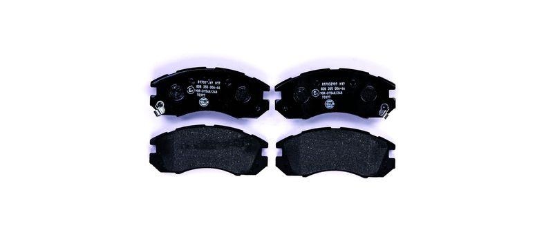 HELLA 8DB 355 006-461 Bremsbelagsatz, Scheibenbremsbelag f&uuml;r SUBARU