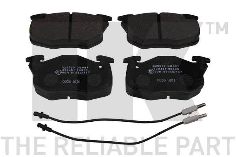 NK 229953 Bremsbelagsatz, Scheibenbremse f&uuml;r CITROEN, PEUGEOT, RENAULT
