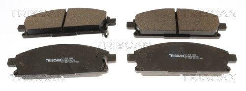 TRISCAN 8110 14044 Bremsbelag Vorne f&uuml;r Nissan