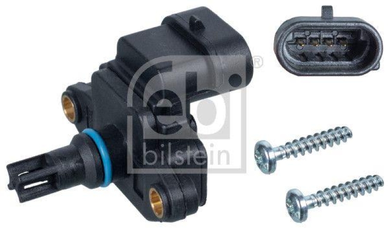 FEBI BILSTEIN 45255 Saugrohrdrucksensor mit Befestigungsschrauben f&uuml;r Fiat