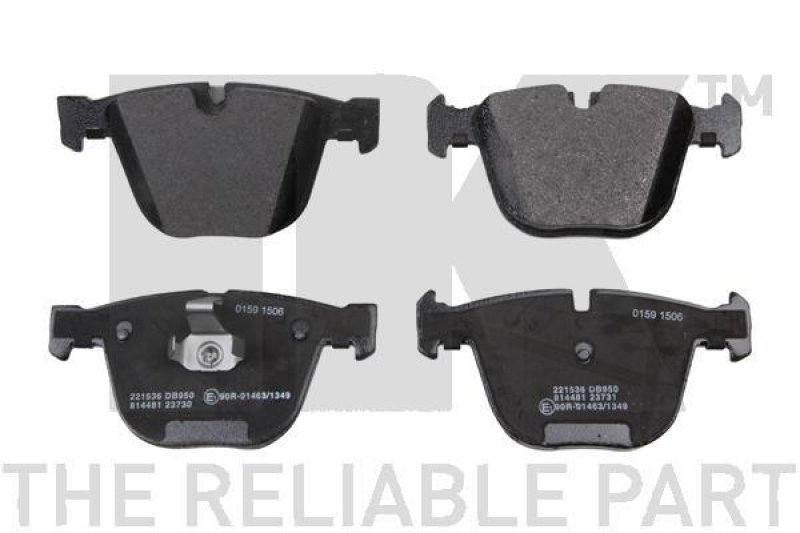 NK 221536 Bremsbelagsatz, Scheibenbremse f&uuml;r BMW