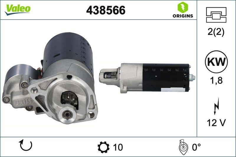 VALEO 438566 Starter Neu - ORIGINS