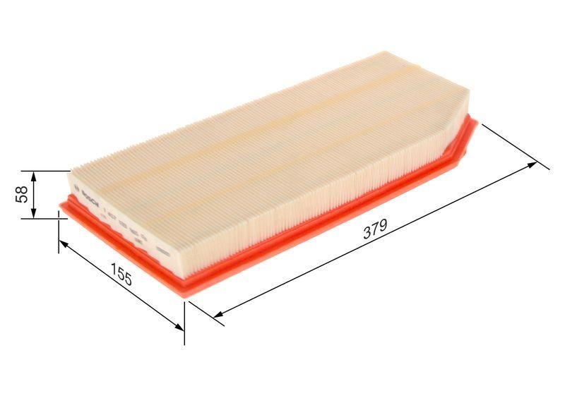 BOSCH 1 457 433 065 Luftfilter