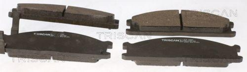 TRISCAN 8110 14889 Bremsbelag Vorne f&uuml;r Nissan Kingvan, Urvan