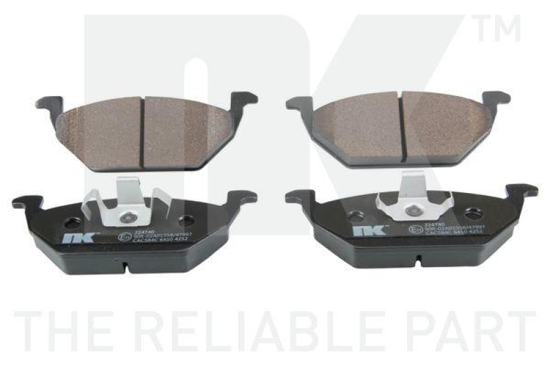 NK 224740 Bremsbelagsatz, Scheibenbremse f&uuml;r AUDI, SEAT, SKODA, VW