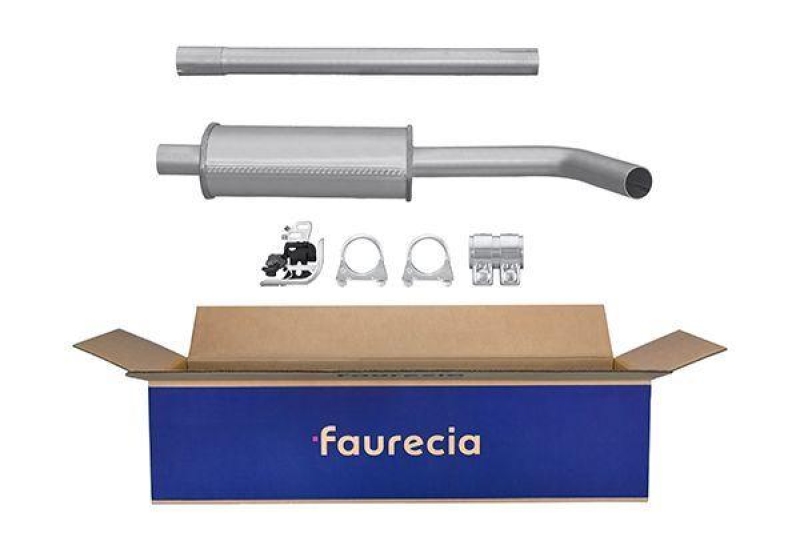 HELLA 8LC 366 025-801 Mittelschalldämpfer RENAULT