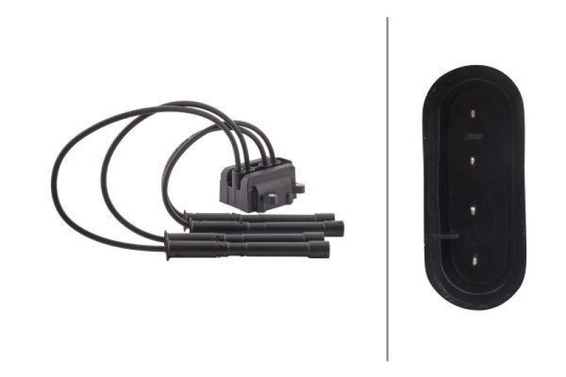 HELLA 5DA 193 175-821 Z&uuml;ndspule, 4 polig f&uuml;r RENAULT