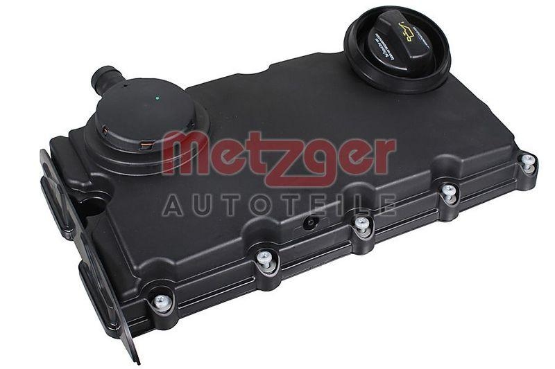 METZGER 2389215 Zylinderkopfhaube für AUDI MIT DICHTUNG, SCHRAUBEN, DECKEL