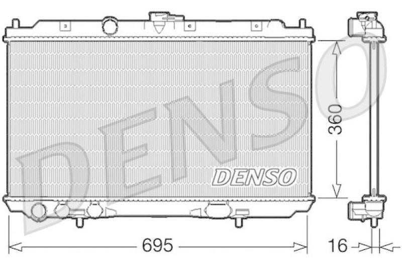 DENSO DRM46027 K&uuml;hler NISSAN PRIMERA Estate (WP12) 2.0 (2002 - )