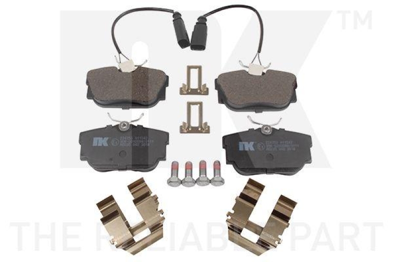 NK 224753 Bremsbelagsatz, Scheibenbremse f&uuml;r FORD, SEAT, VW