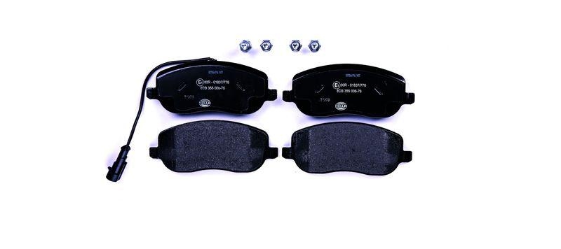 HELLA 8DB 355 006-761 Bremsbelagsatz, Scheibenbremsbelag f&uuml;r FIAT CROMA (194_)