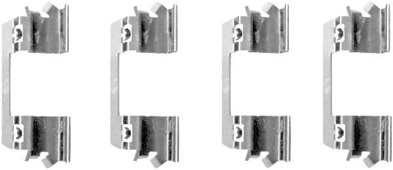 HELLA 8DZ 355 202-731 Zubeh&ouml;rsatz, Scheibenbremsbelag f&uuml;r MB