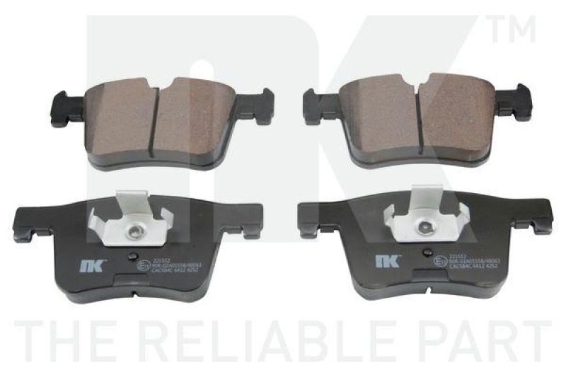 NK 221552 Bremsbelagsatz, Scheibenbremse f&uuml;r BMW