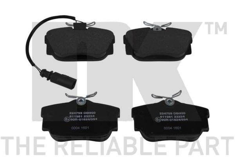 NK 224759 Bremsbelagsatz, Scheibenbremse f&uuml;r VW