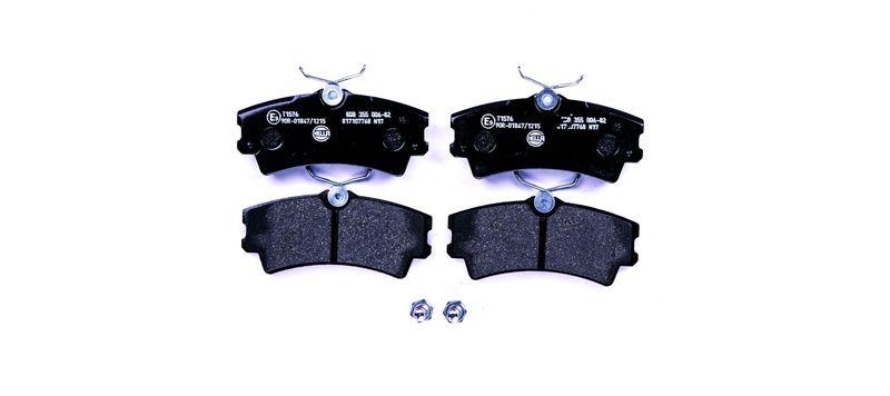 HELLA 8DB 355 006-821 Bremsbelagsatz, Scheibenbremsbelag f&uuml;r SANTANA 300/350