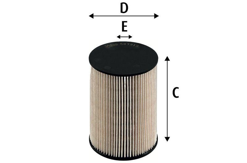 VALEO 587919 Kraftstofffilter, Diesel