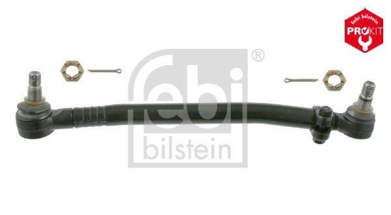 FEBI BILSTEIN 23892 Lenkstange mit Kronenmuttern und Splinten, vom Lenkgetriebe zur 1. Vorderachse f&uuml;r Mercedes-Benz