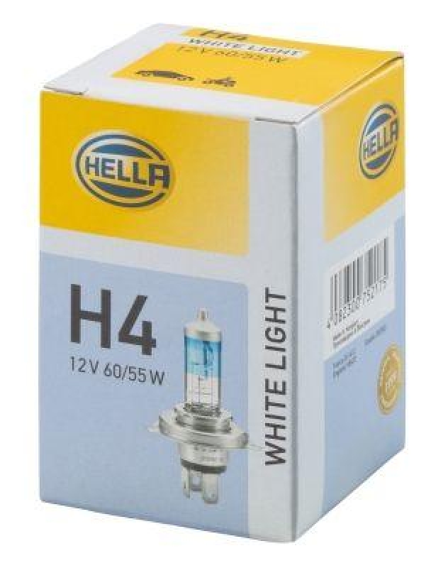 HELLA 8GJ 223 498-121 Glühleuchte 12V H4 P43t