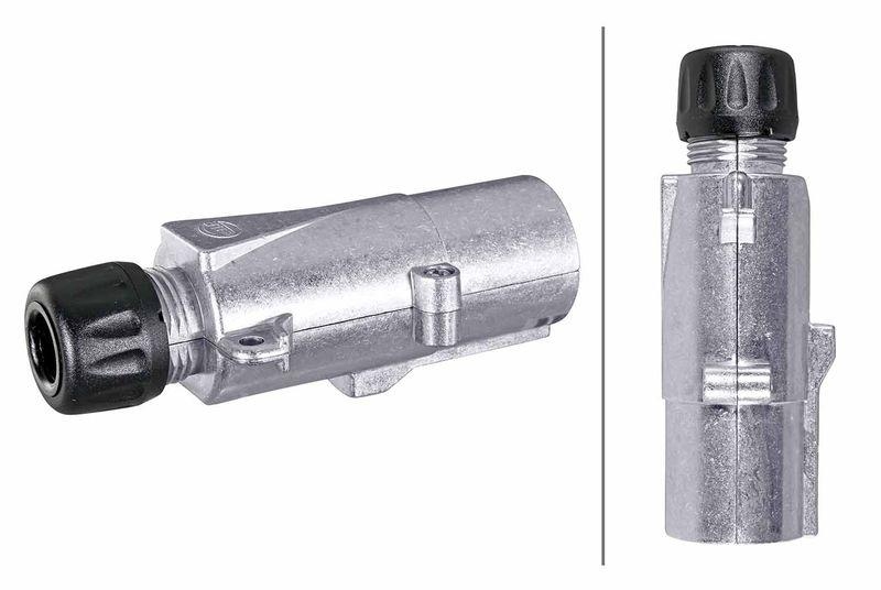 HELLA 8JA 003 832-001 Stecker, 7 polig, Metall Schraubkontakt