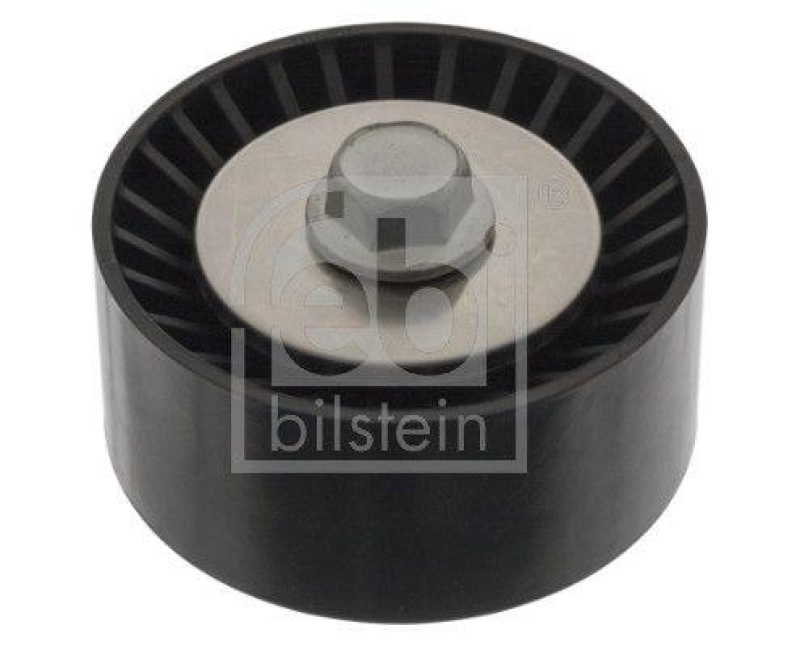 FEBI BILSTEIN 100749 Umlenkrolle f&uuml;r Keilrippenriemen, mit Schraube f&uuml;r Opel