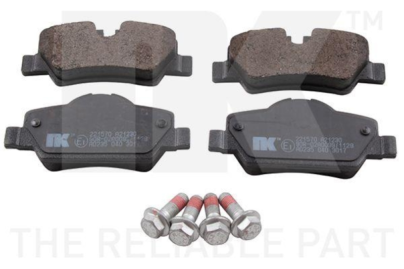 NK 221570 Bremsbelagsatz, Scheibenbremse f&uuml;r MINI