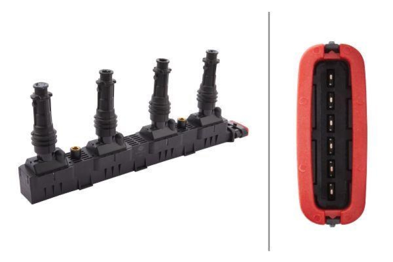 HELLA 5DA 358 000-201 Z&uuml;ndspule, 5 polig f&uuml;r OPEL