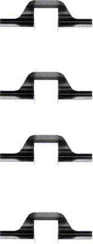 HELLA 8DZ 355 202-881 Zubeh&ouml;rsatz, Scheibenbremsbelag f&uuml;r VW/SEAT