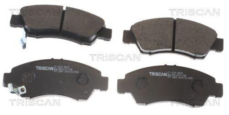TRISCAN 8110 40169 Bremsbelag Vorne f&uuml;r Honda Civic