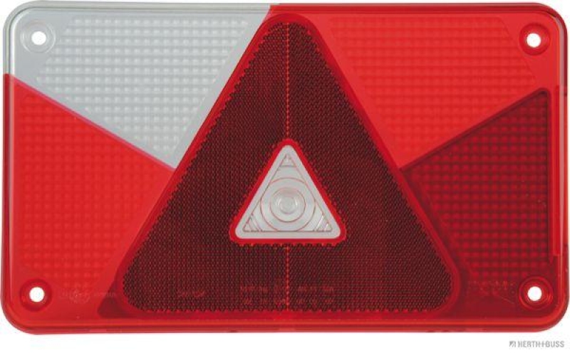 HERTH+BUSS 83832180 Lichtscheibe, Heckleuchte links, Dreieckrückstrahler