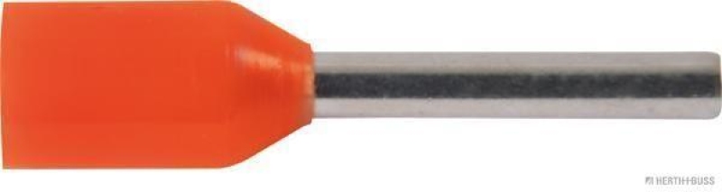 HERTH+BUSS 50252170 Quetschverbinder Kabelendh&uuml;lse, 0,5 mm&sup2;, orange