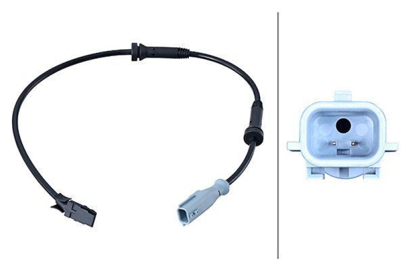 HELLA 6PU 358 216-031 Sensor, Raddrehzahl