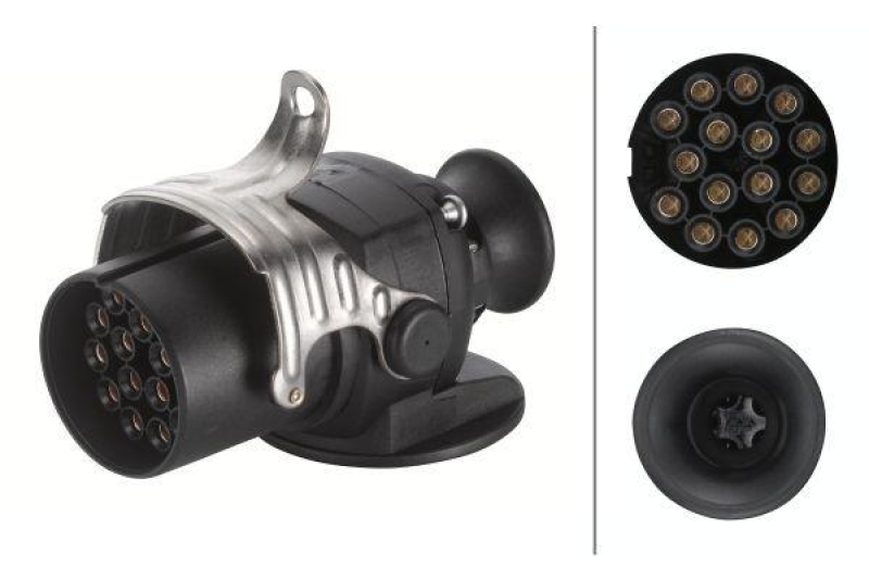 HELLA 8JA 007 241-021 Stecker, 15 polig Schraubkontakt