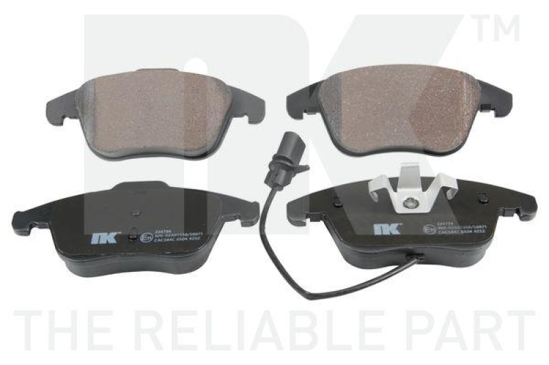 NK 224794 Bremsbelagsatz, Scheibenbremse f&uuml;r AUDI