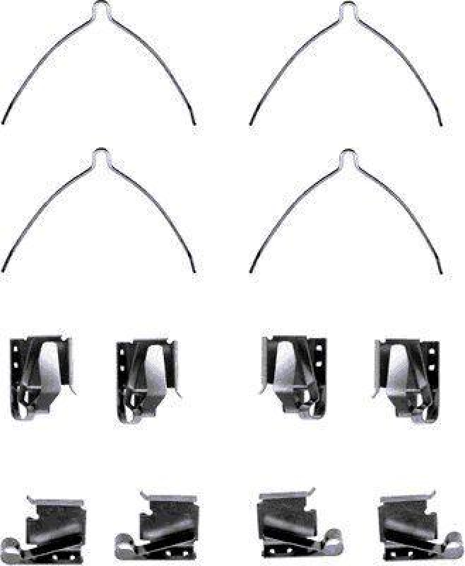 HELLA 8DZ 355 202-921 Zubeh&ouml;rsatz, Scheibenbremsbelag f&uuml;r TOYOTA