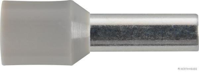 HERTH+BUSS 50252175050 Quetschverbinder Kabelendh&uuml;lse, 4 mm&sup2;, grau
