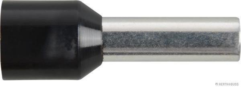 HERTH+BUSS 50252176050 Quetschverbinder Kabelendh&uuml;lse, 6 mm&sup2;, schwarz