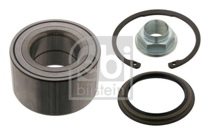 FEBI BILSTEIN 31564 Radlagersatz mit Wellendichtring, Achsmutter und Sicherungsring f&uuml;r MAZDA