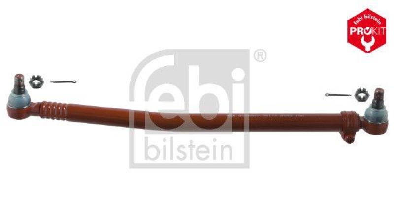 FEBI BILSTEIN 35174 Lenkstange mit Kronenmuttern und Splinten f&uuml;r Iveco
