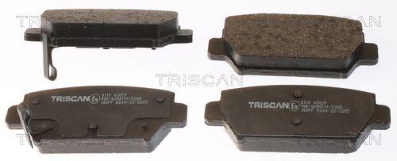 TRISCAN 8110 42029 Bremsbelag Hinten f&uuml;r Mitsubishi