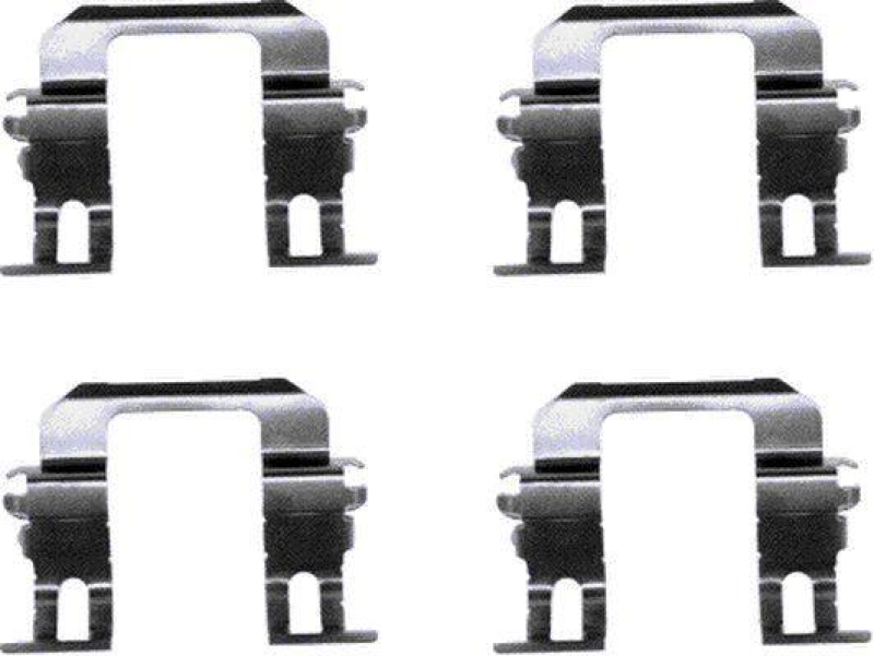 HELLA 8DZ 355 202-981 Zubeh&ouml;rsatz, Scheibenbremsbelag f&uuml;r OPEL