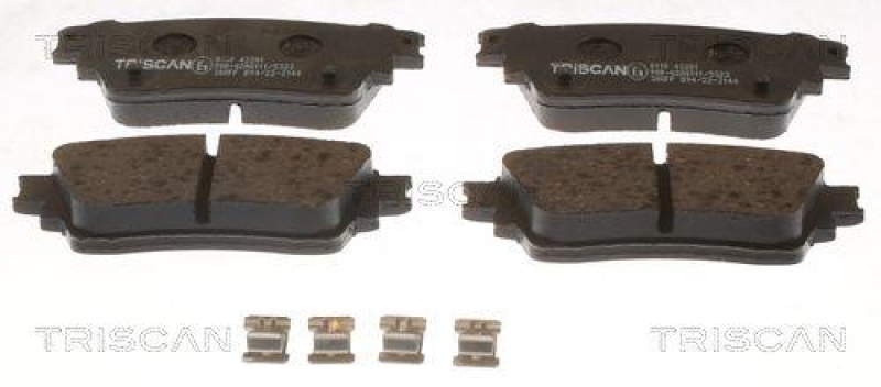 TRISCAN 8110 42201 Bremsbelag Hinten f&uuml;r Mitsubishi