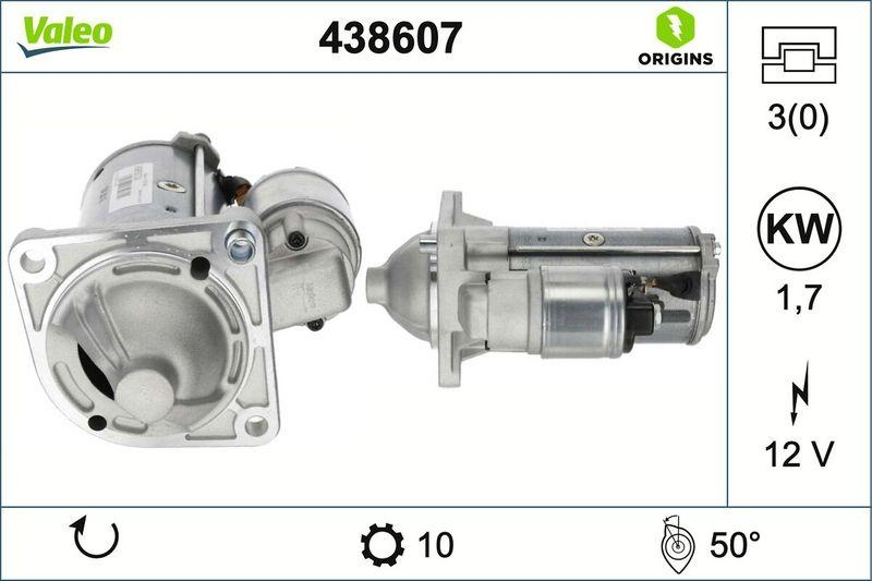 VALEO 438607 Starter Neu - ORIGINS