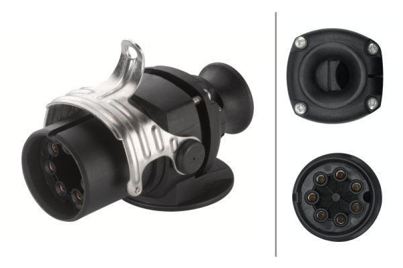 HELLA 8JA 007 644-041 Stecker, 7 polig