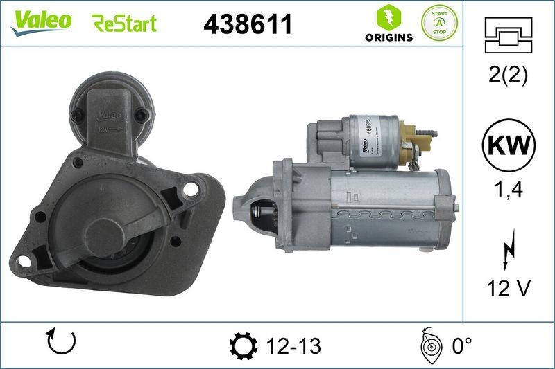 VALEO 438611 Starter Neu - ORIGINS