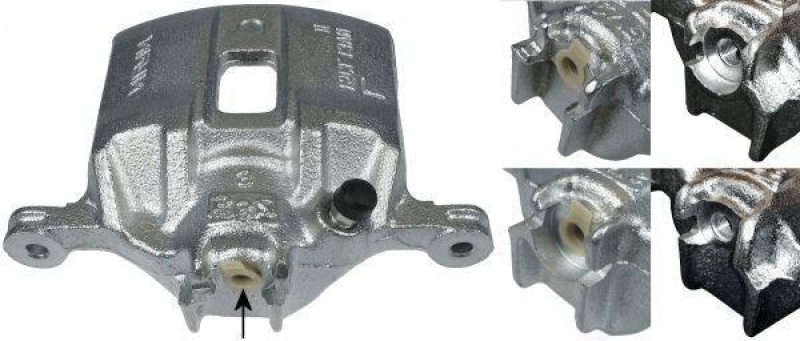 HELLA 8AC 355 388-341 Bremssattel f&uuml;r HONDA