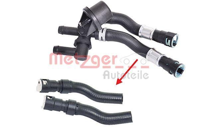 METZGER 2420108 K&uuml;hlerschlauch f&uuml;r FORD