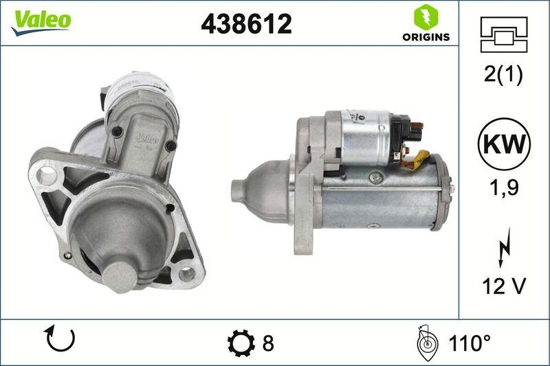 VALEO 438612 Starter Neu - ORIGINS