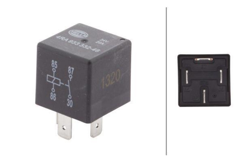 HELLA 4RA 933 332-461 Relais, Arbeitsstrom