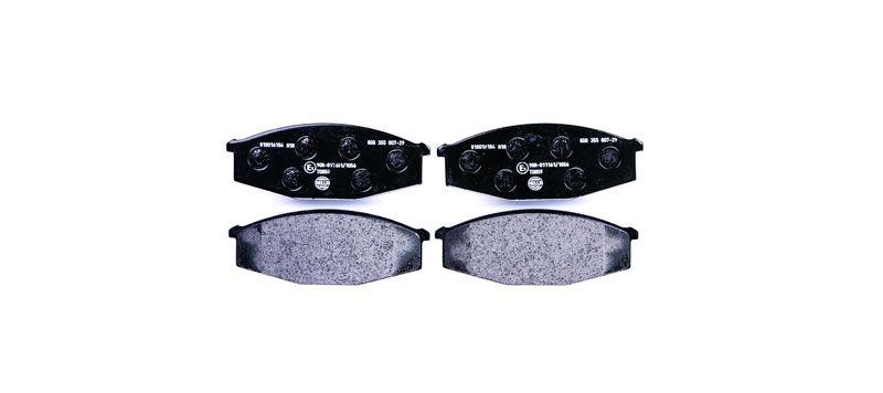 HELLA 8DB 355 007-291 Bremsbelagsatz, Scheibenbremsbelag f&uuml;r NISSAN